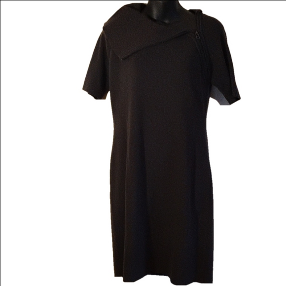 Calvin Klein Dresses & Skirts - Calvin Klein black/ dark charcoal grey classic dress. Size large. So classic CK.